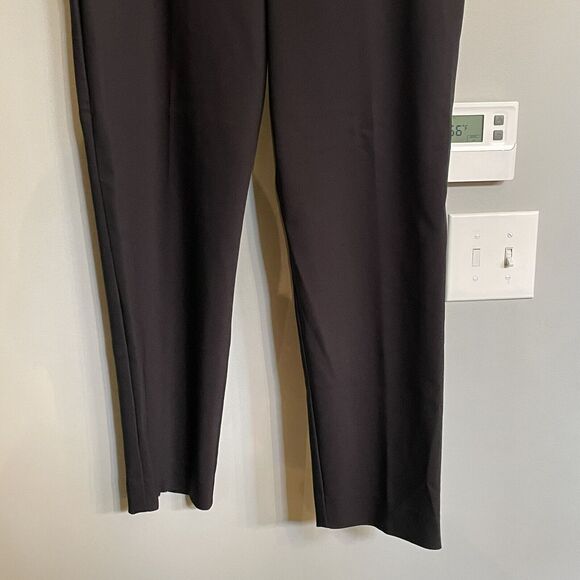 St. John Caviar Pants‎ Mid Rise Tapered Stretch Dress USA Made Sz 12 EUC - Picture 3 of 14